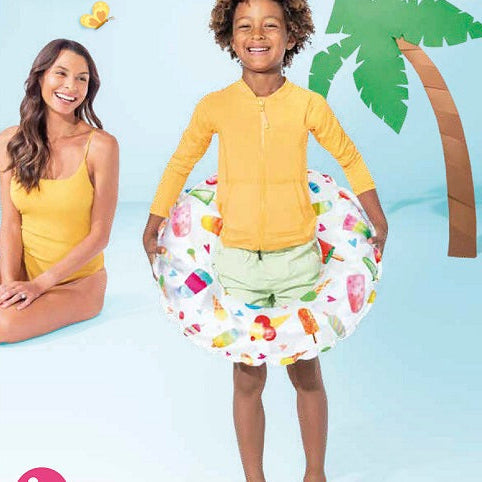 Intex Lively Print Swim Ring 24” – Inflatable Pool Tube (61cm) #59241