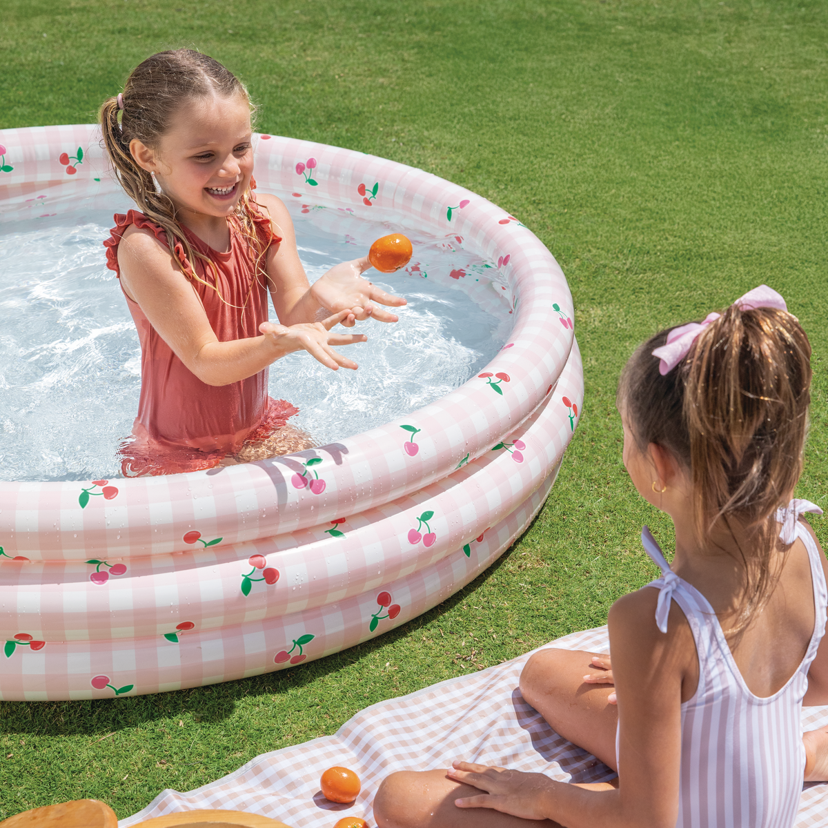 Mini Inflatable Cherry Pool Intex Cherry Breeze Inflatable Pool 58” | Bacha Toys Pakistan – Golu Baby