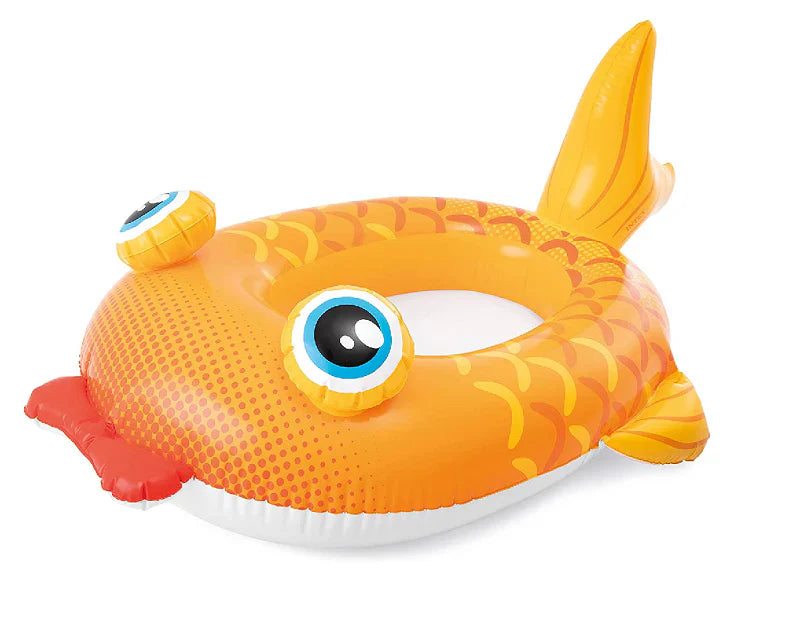INTEX Pool Cruisers Inflatable Swim Ring Baby Float – Assorted Styles (Plane, Boat, Fish) | Golu Baby