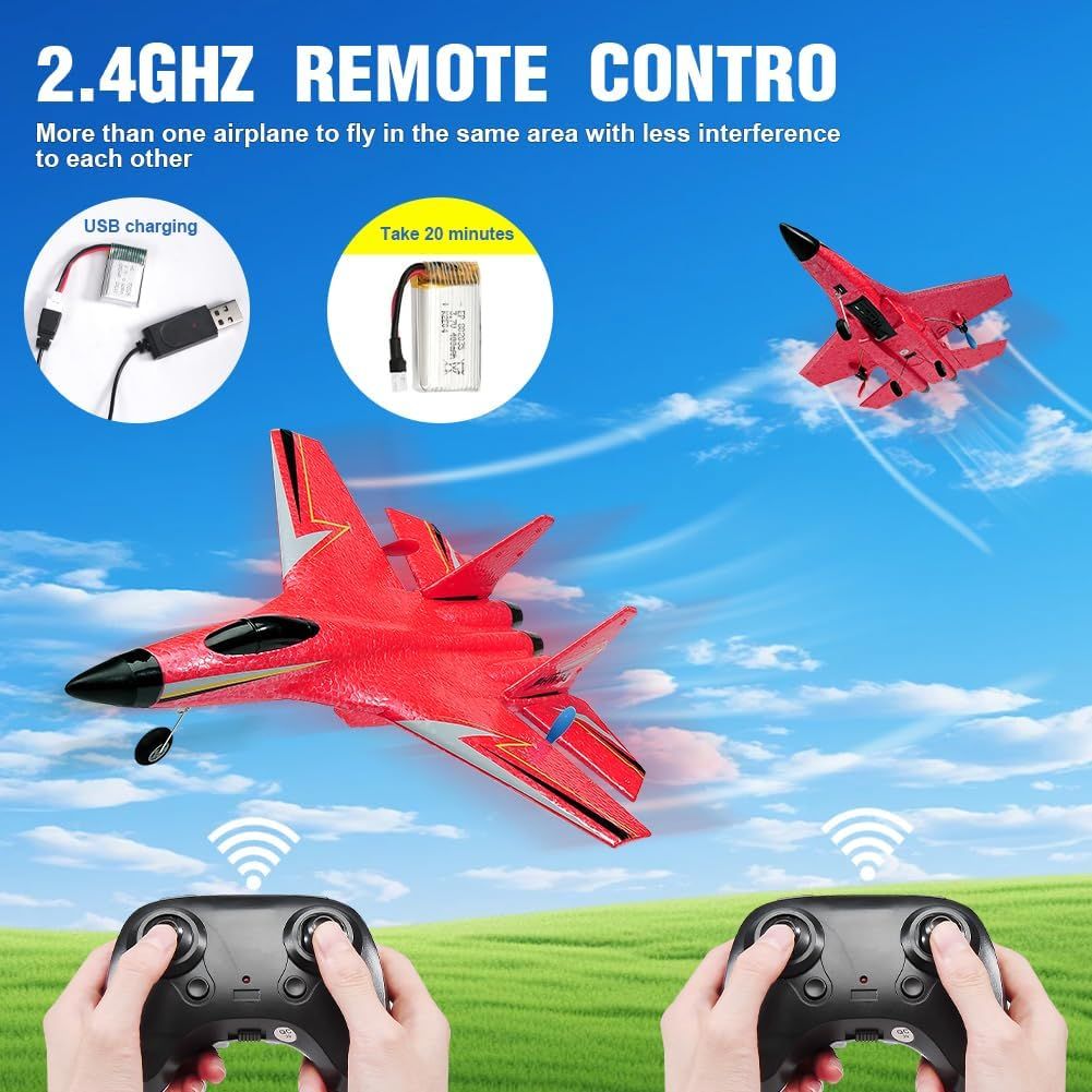 2.4GHz RC SU-35 Fighter Jet – High-Speed Remote Control Airplane | Golu Baby