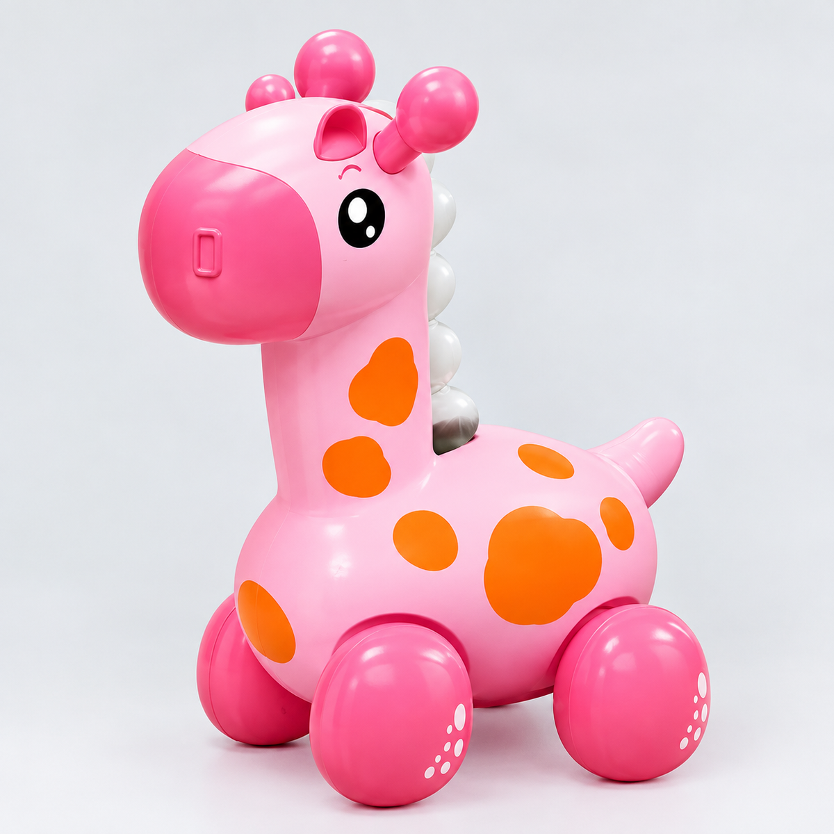Cute Giraffe Electric Musical Toy with Lights & Pull Rope – 3+ Years
