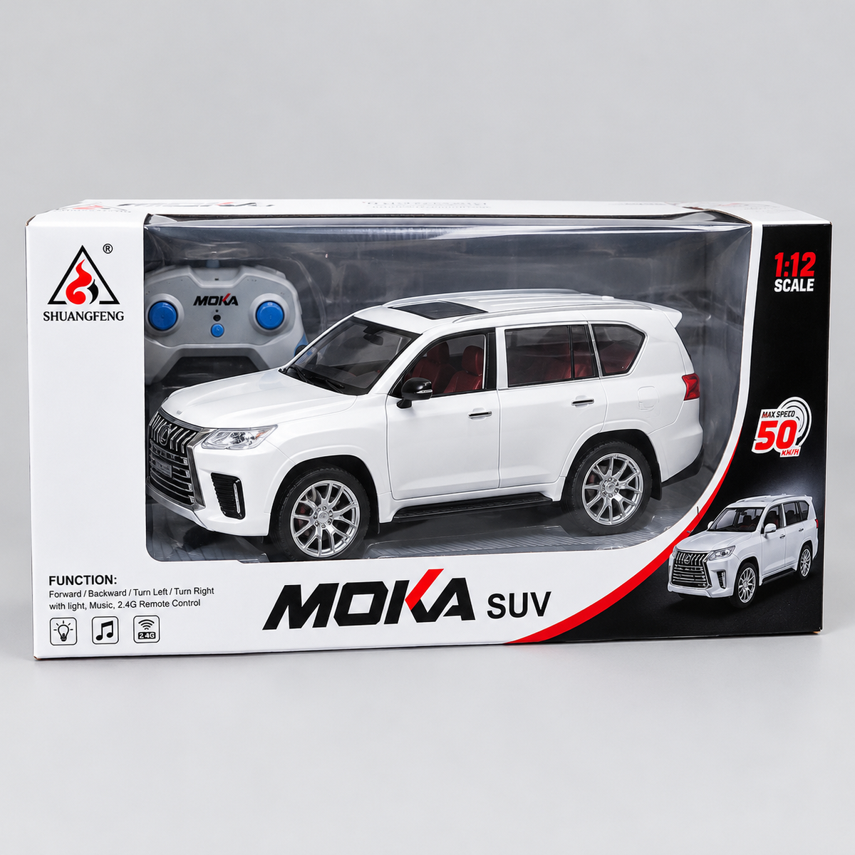 MOKA SUV Remote Control Car – 1:12 Scale with Opening Doors