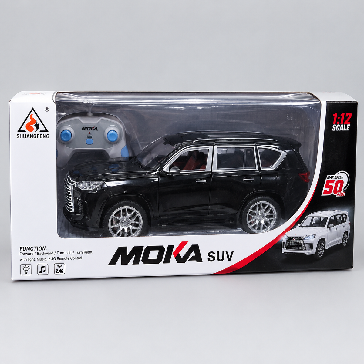 MOKA SUV Remote Control Car – 1:12 Scale with Opening Doors