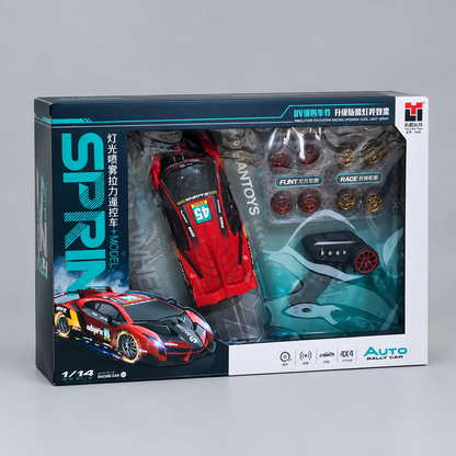 1:14 Scale 4WD Racing Car with Remote Control & Adjustable Speed
