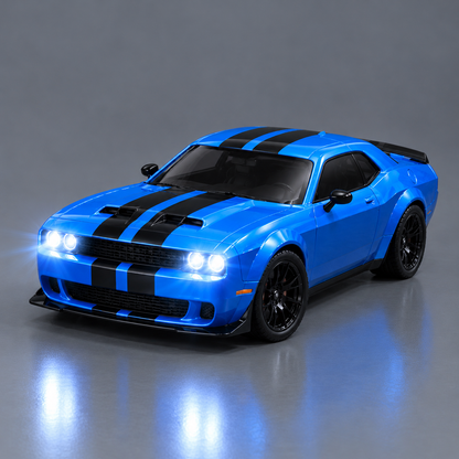 4WD Remote Control Drift Car with Lights & Spare Wheels