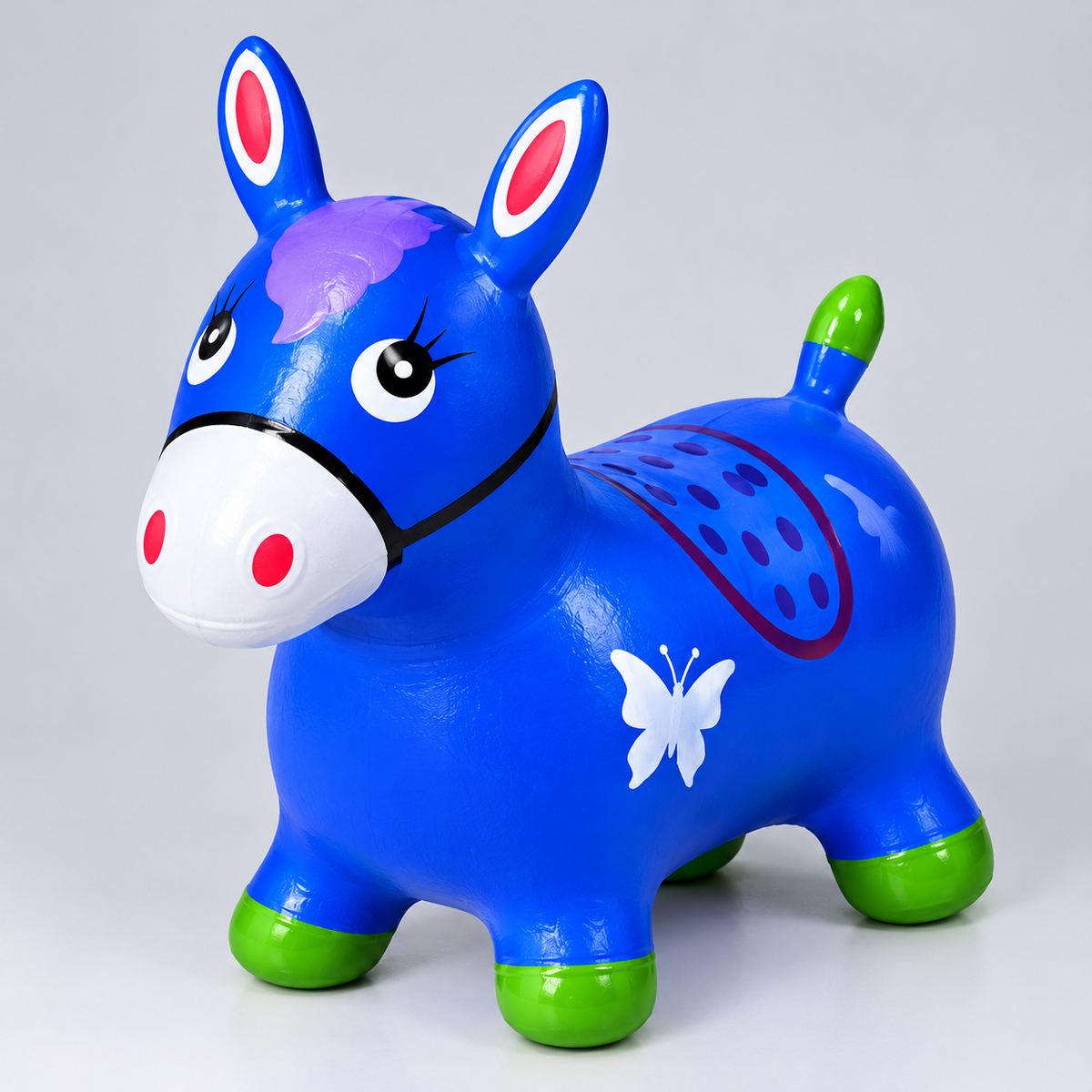 Inflatable Jumping Horse with Music for Kids