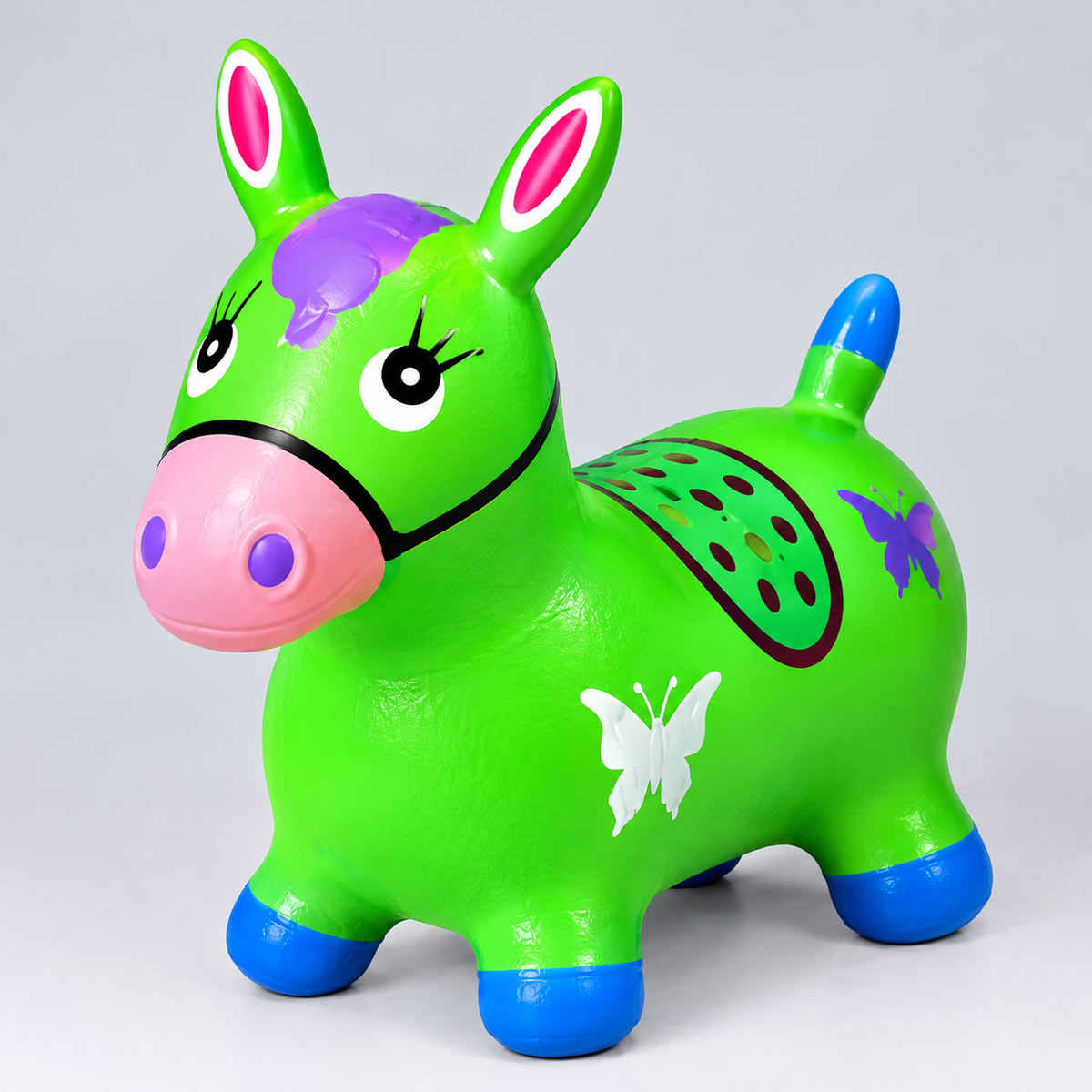 Inflatable Jumping Horse with Music for Kids