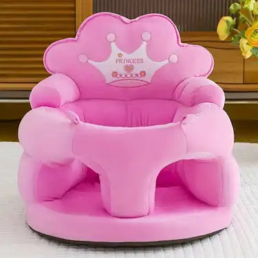 Crown Shape Baby Sofa Floor Seat – Soft & Comfortable |Golu Baby
