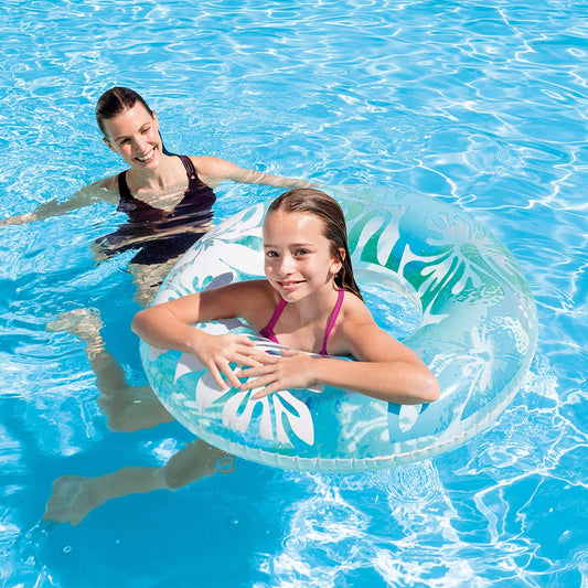 Intex Clear Color Swim Tube 36” – Inflatable Pool Ring (91cm) #59251