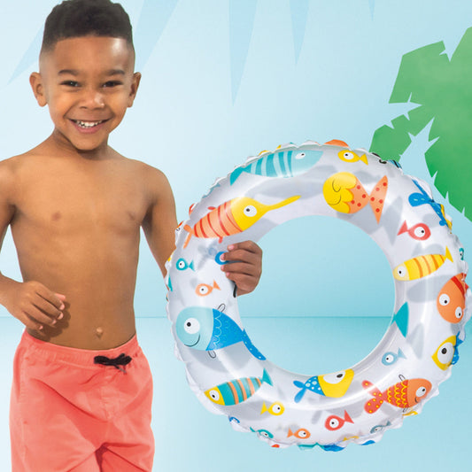 Intex Lively Print Swim Ring 24” – Inflatable Pool Tube (61cm) #59241