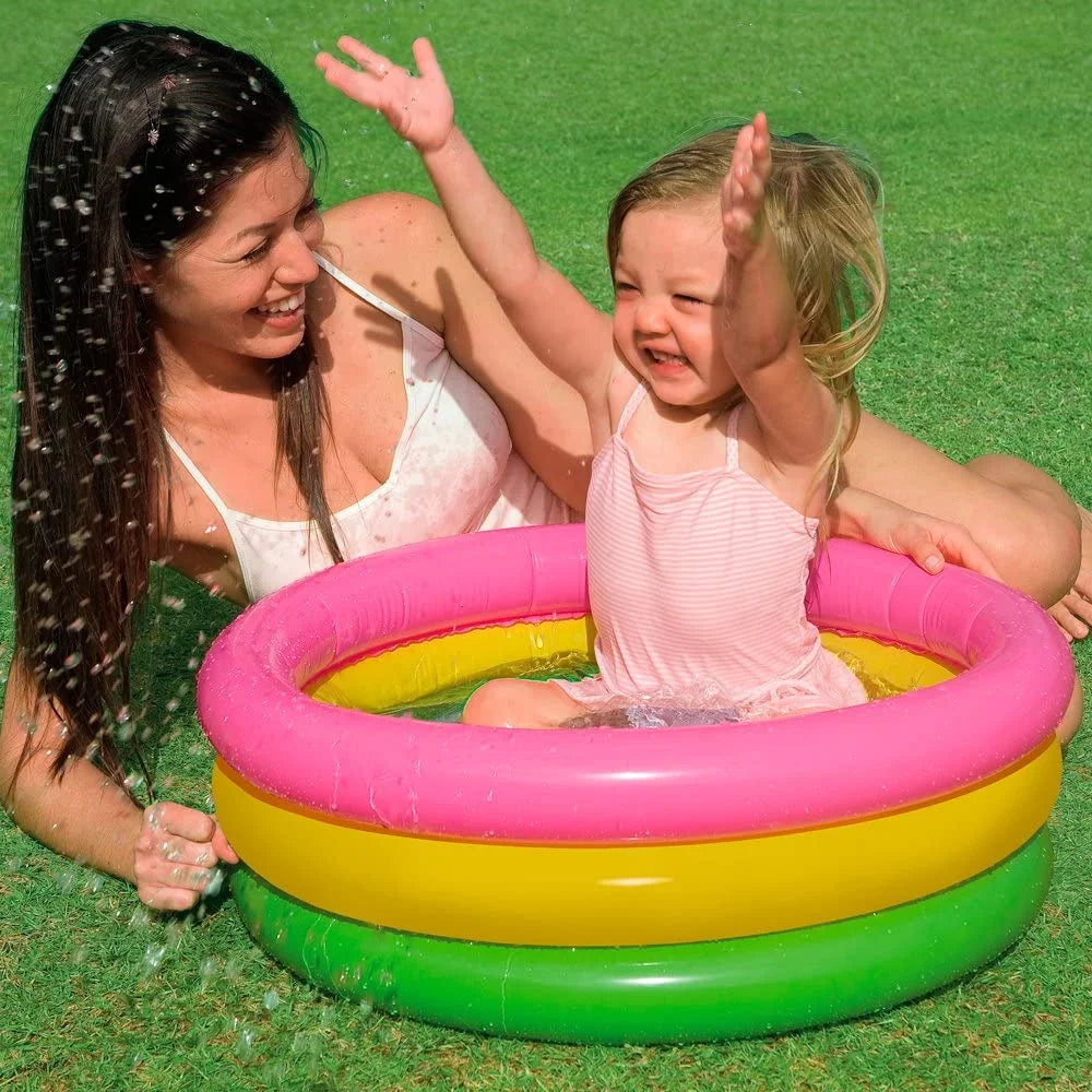 INTEX Sunset Glow Baby Pool (24” x 8.5”) | Golu Baby