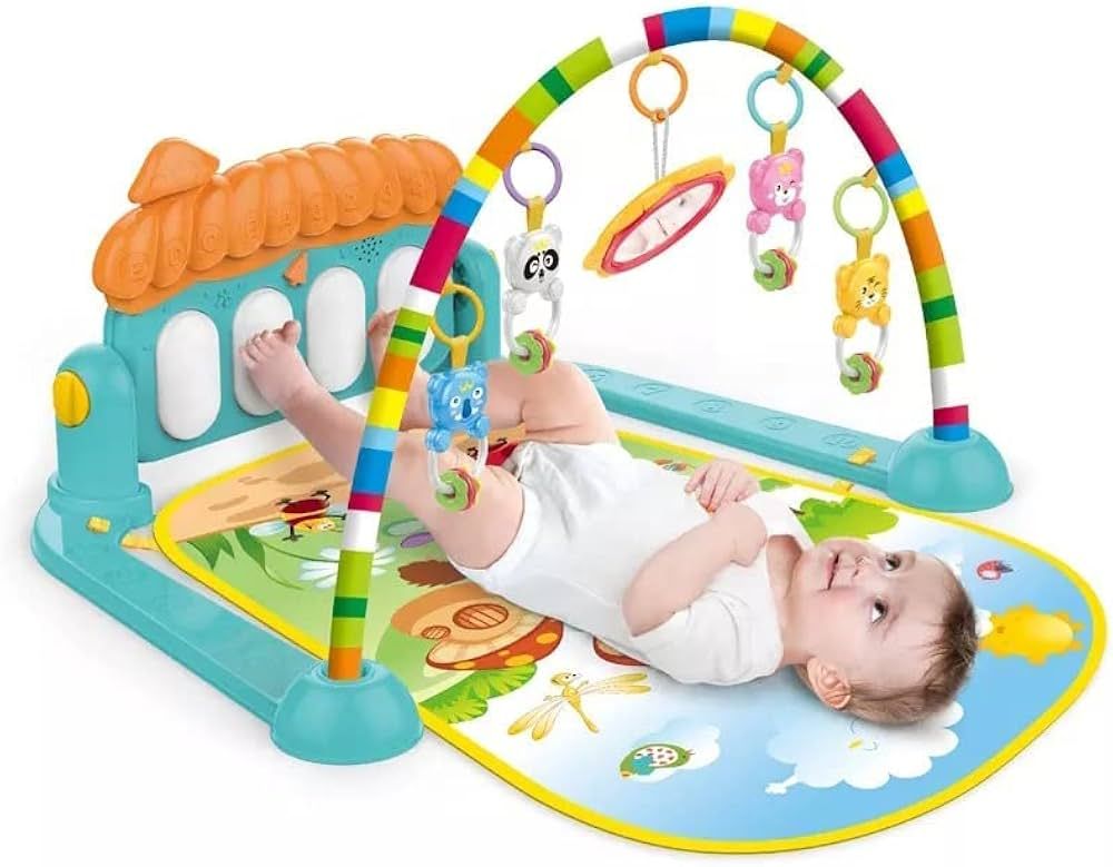 3 in 1 Piano Fitness Rack Play Gym Activity for Babies | Golu Baby
