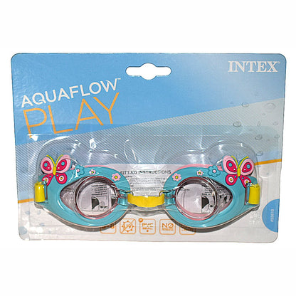 Intex Fun Kids Swimming Goggles – Shark, Crab & Butterfly (3–8 Years) #55610