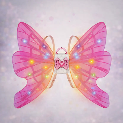 Magic Glow Fairy Wings – Light & Music Costume | Golu Baby