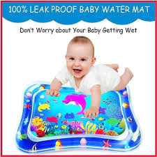 Baby Water Crawling Play Mat – Inflatable Tummy Time Activity Mat