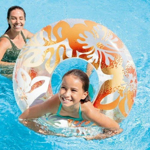 Intex Clear Color Swim Tube 36” – Inflatable Pool Ring (91cm) #59251