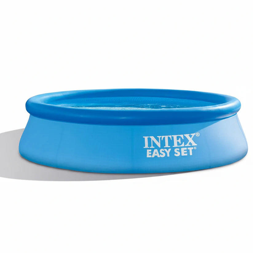 Intex Easy Set Inflatable Pool – 10ft x 24" Puncture-Resistant Family Swimming Pool #28116
