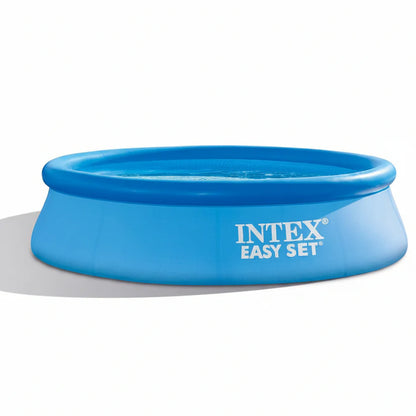 Intex Easy Set Inflatable Pool – 10ft x 24" Puncture-Resistant Family Swimming Pool #28116