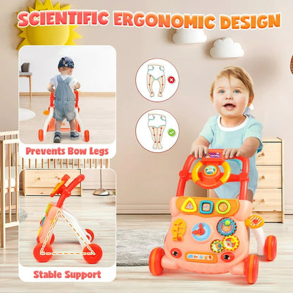 Music Walker Car – 12M+ | Develops Intelligence & Safe Fun | Golu Baby