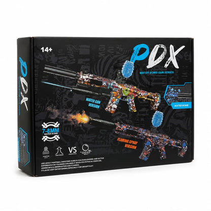 PDX Flaming Spray Water Bomb Gun – Rechargeable Electric Gel Blaster