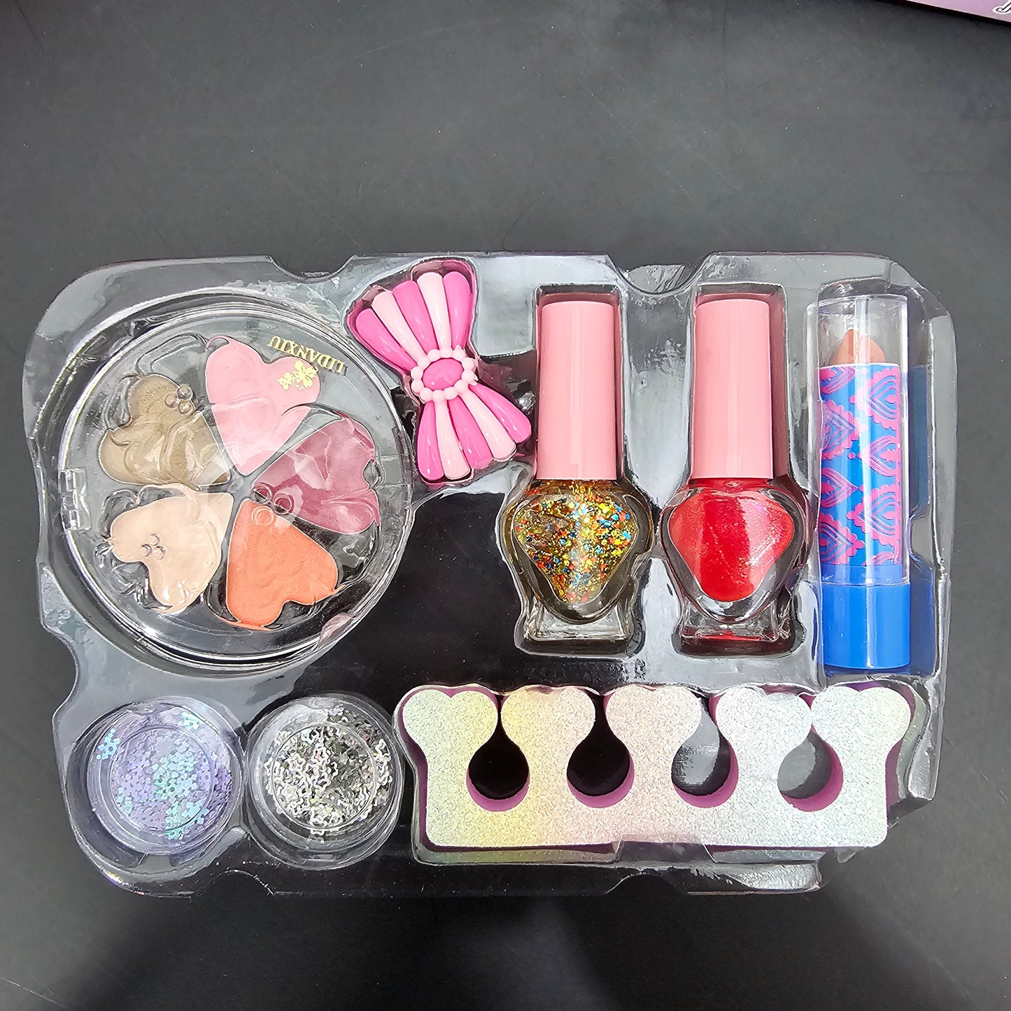 2-in-1 Makeup & Jewellery Set – Sparkle & Style in One! | Golu Baby