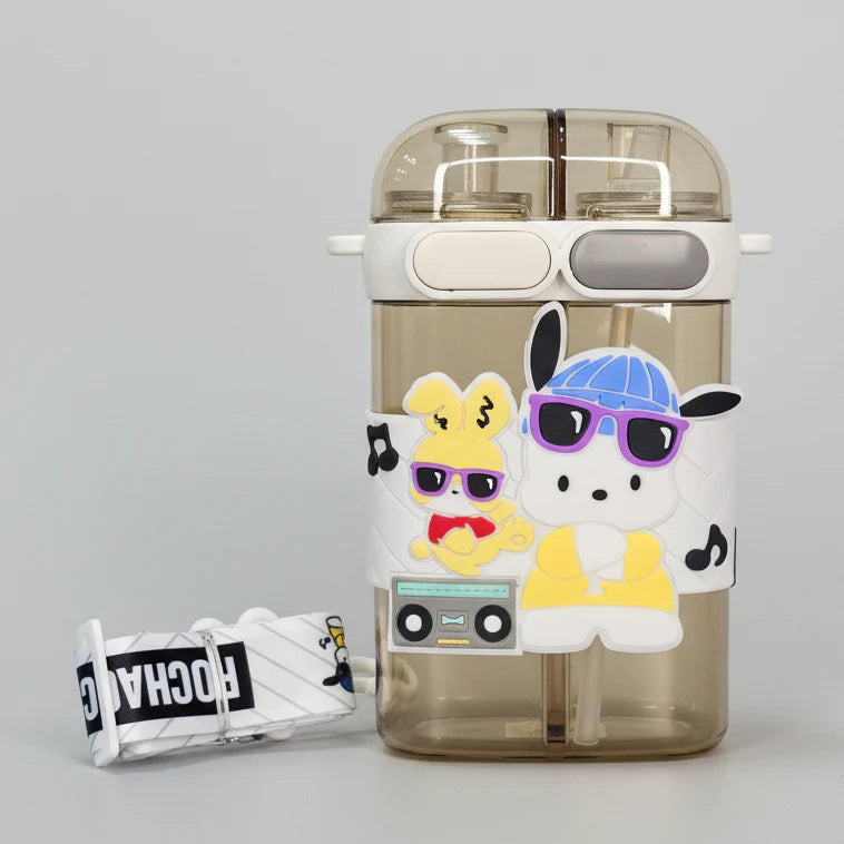 2-in-1 Kids Water Bottle 600ml – Straw & Sipper | Golu Baby