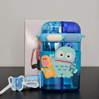2-in-1 Kids Water Bottle 600ml – Straw & Sipper | Golu Baby