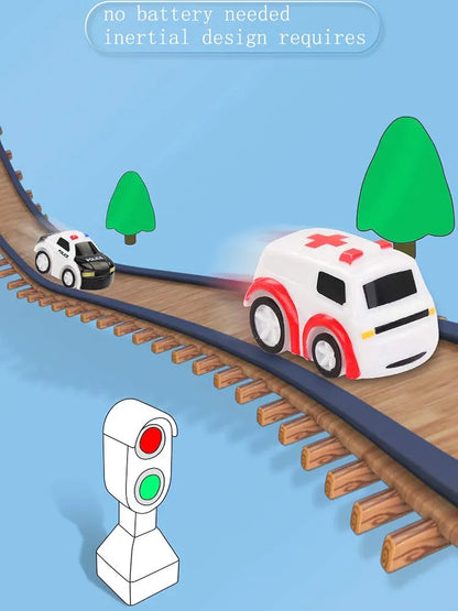 Car Adventure Track Set – Battery-Free Educational Fun - Golu Baby