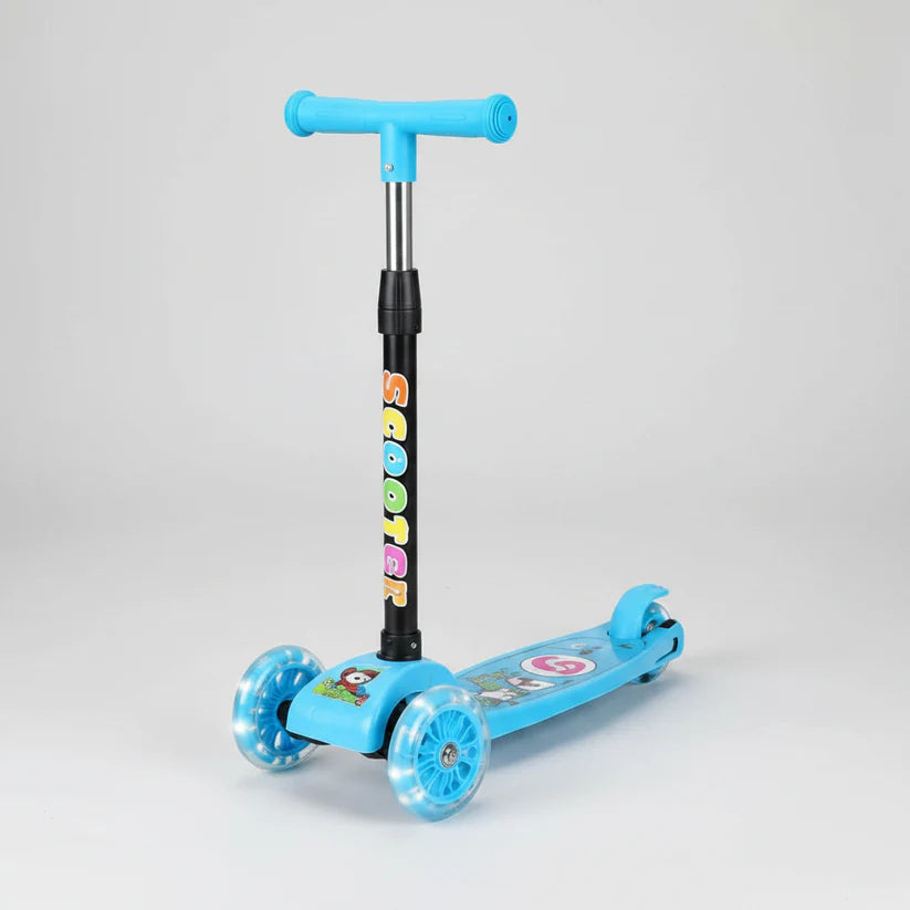 LightRider Kids 3 Wheel Scooter – LED Light-Up Wheels Scooter