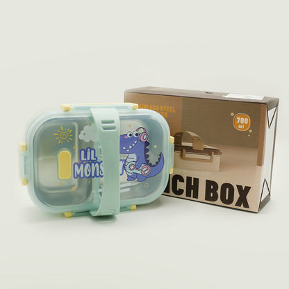 Stainless Steel Double-Layer Lunch Box – 700 ml | Golu Baby
