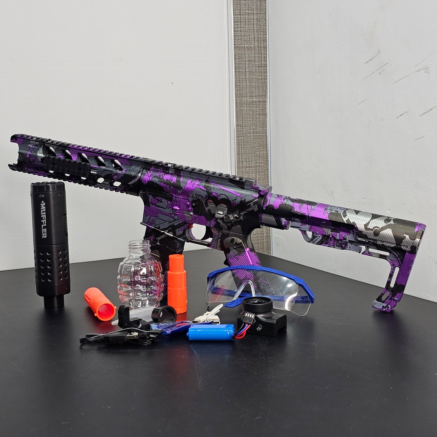 M4 Viper Water Bomb Gun – Flaming Spray Version | Golu Baby