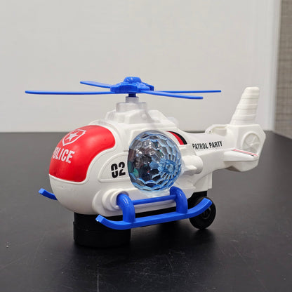 Police Helicopter Toy – Music & Flashing Lights | Golu Baby