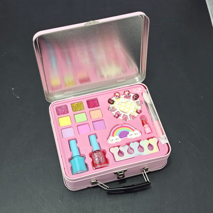 Fashion Makeup Kit with Iron Box – Stylish Beauty Set for Kids - Golu Baby