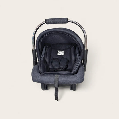 Baby Carry Cot with Soft Mattress – Steel Handle, Canopy & Safety Belt | GOLU BABY