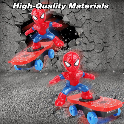 R.C. Spider-Man Scooter | Music, Lighting & 360° Rotation - Golu Baby