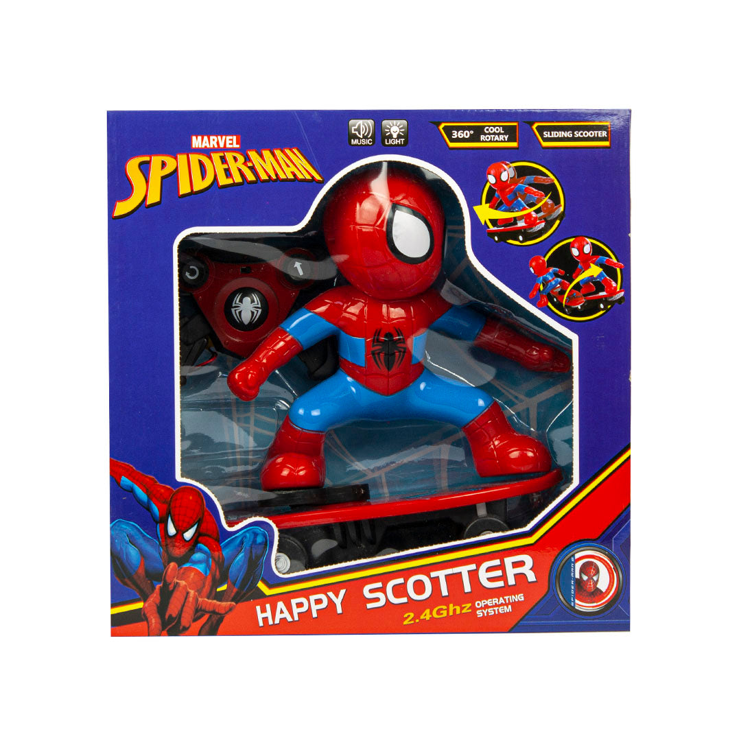 R.C. Spider-Man Scooter | Music, Lighting & 360° Rotation - Golu Baby