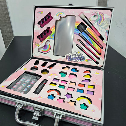 Unicorn Makeup Suitcase – Magical Beauty Set for Kids | Golu Baby