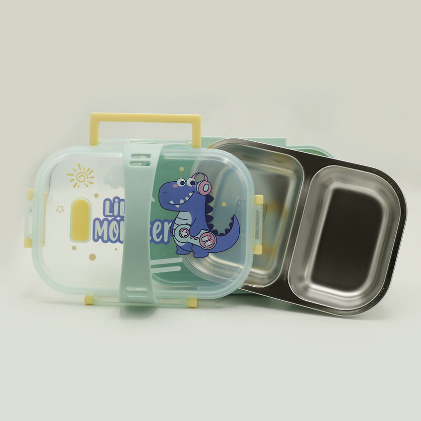 Stainless Steel Double-Layer Lunch Box – 700 ml | Golu Baby