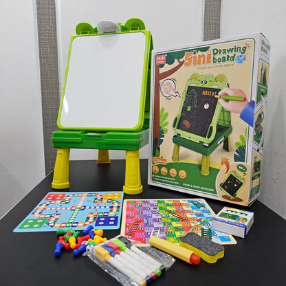 5-in-1 Drawing Board for Kids – Chalk, Markers & Magic Erase | Golu Baby