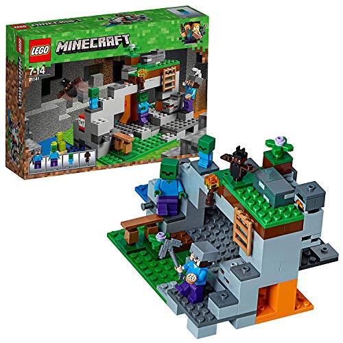 My World Zombie Cave Building Set – 253+ Pcs Brick Activity Toy (Ages 6+) | Golu Baby