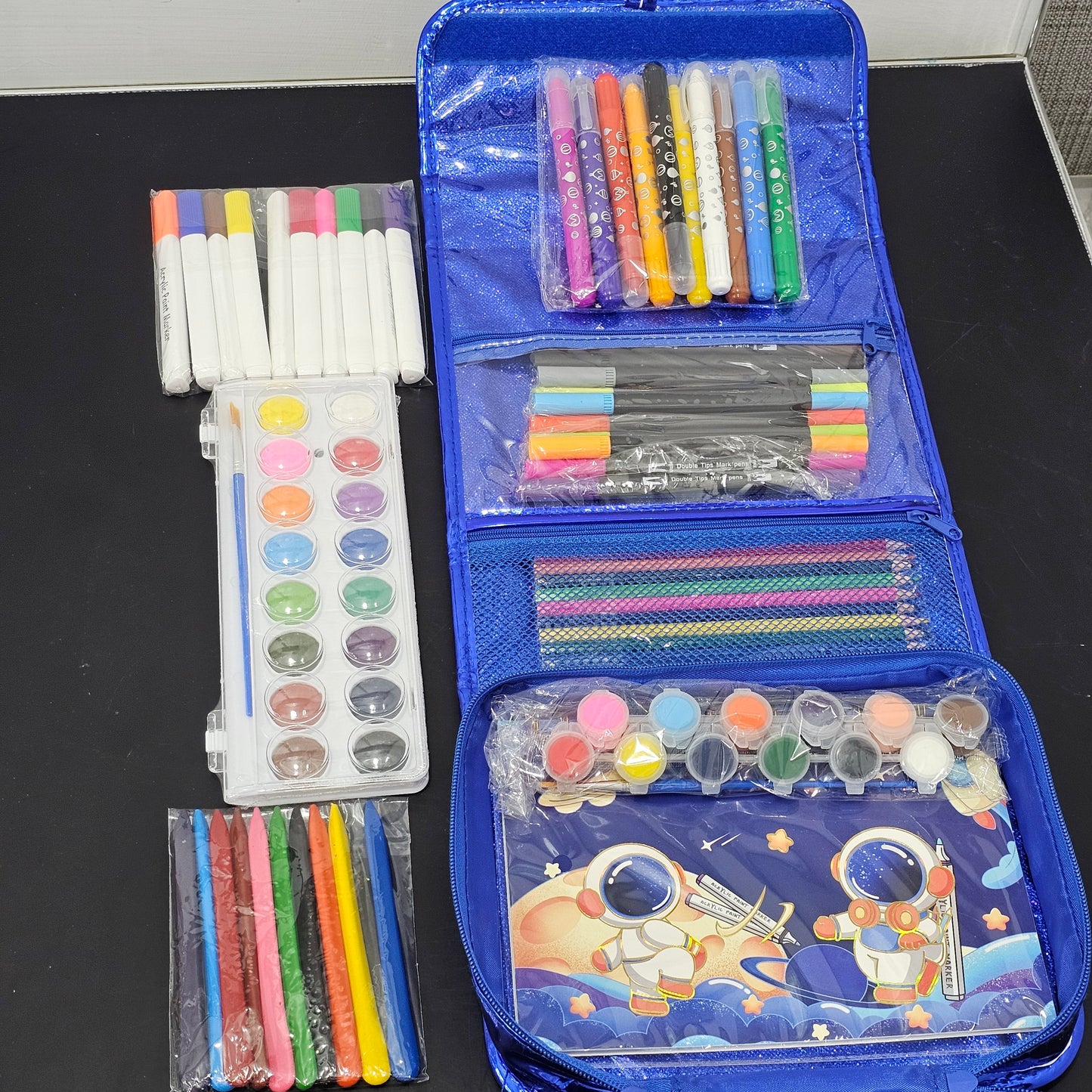 ✨ 125 Pcs Colour Kit Glitter Bag – Sparkle & Create Anywhere! | Golu Baby