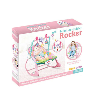Baby Rocker – Infant to Toddler with Fold-Out Kickstand (0M+, 40 lbs / 18 kg) | Golu Baby