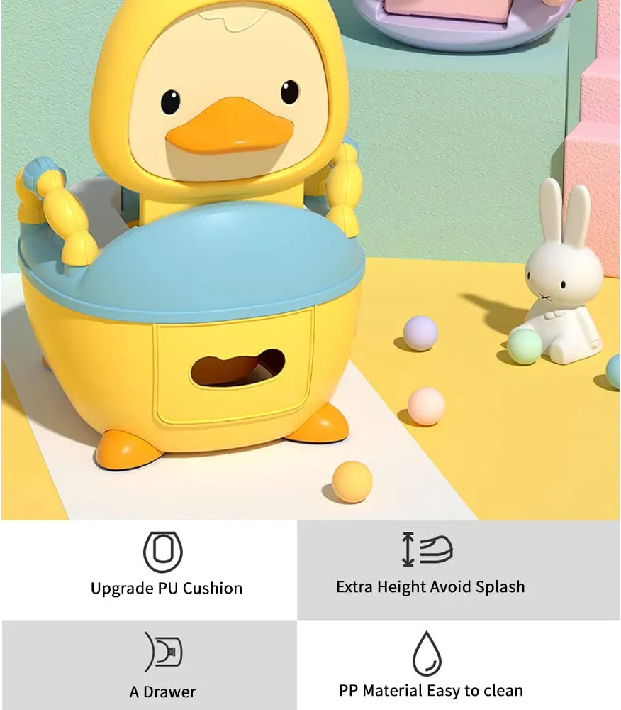 Duck Shape Baby Potty Trainer – Golu Baby
