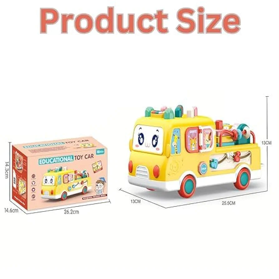 Educational Toy Car – Music, Shapes & Color Learning for Imagination & Creativity | Golu Baby