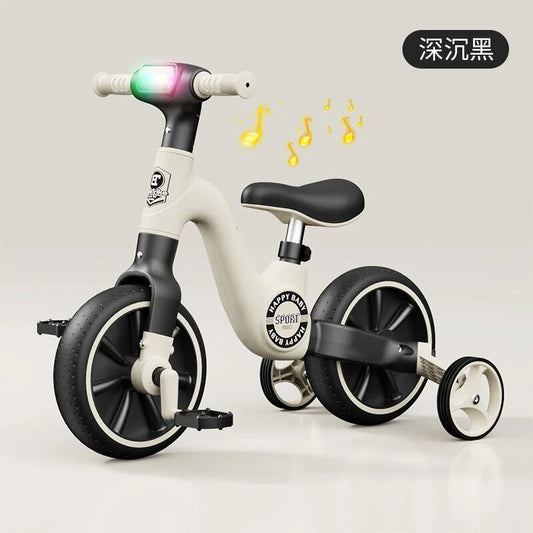 RideGlide 3-Wheel Balance Tricycle – Anti-Rollover Kids Sliding Bike