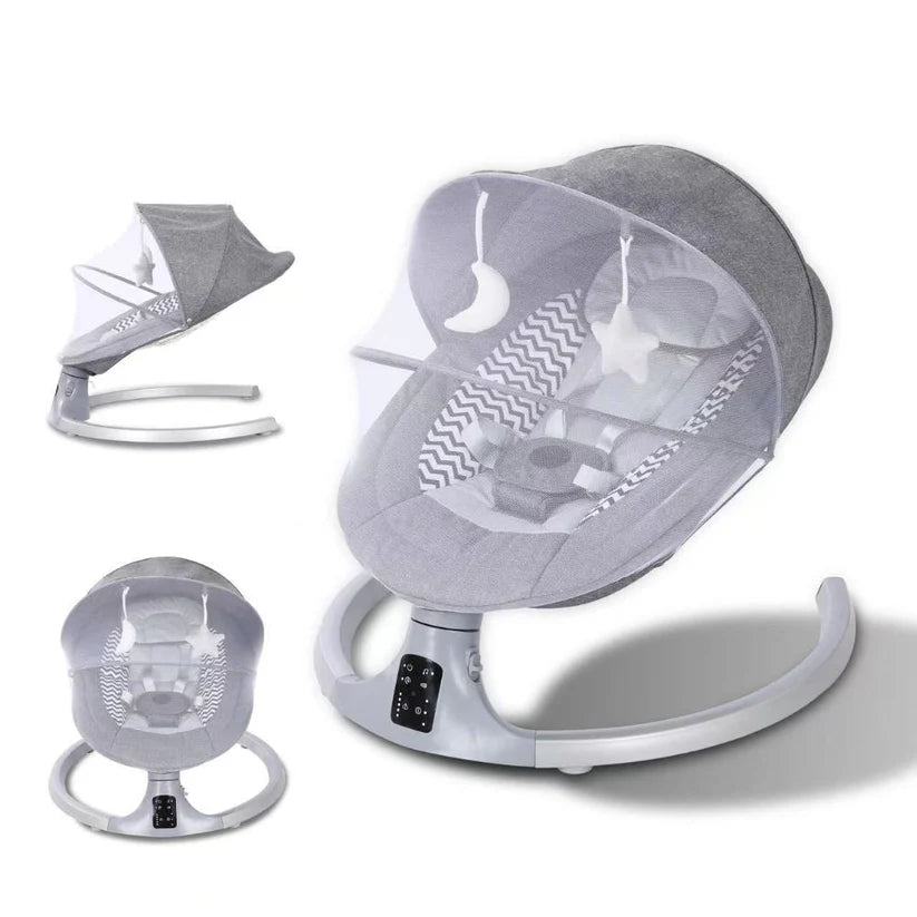 Kidilo SmartComfort 3-in-1 Baby Bassinet – Electric Rocker, Cradle & Sleeper