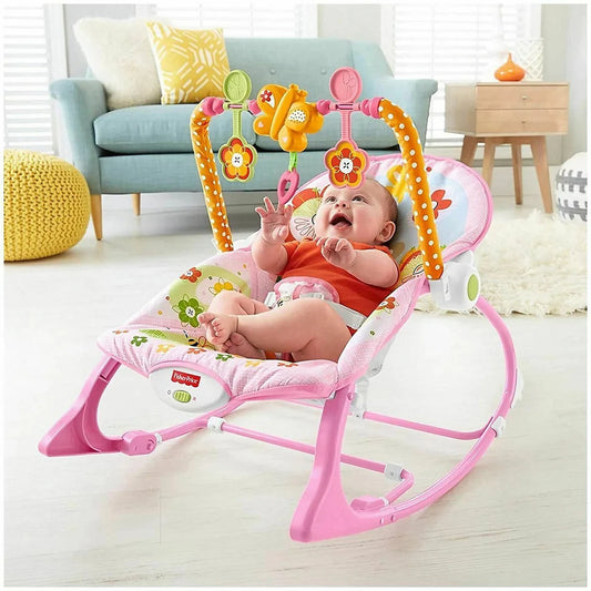 Baby Rocker – Infant to Toddler with Fold-Out Kickstand (0M+, 40 lbs / 18 kg) | Golu Baby