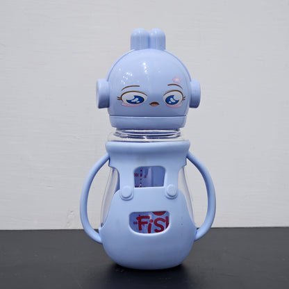 Baby Glass Feeder Blue 250ml – Safe, Durable & Stylish | Golu Baby