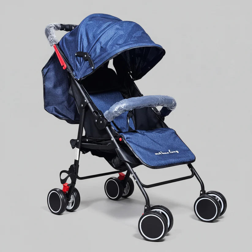 Lightweight Baby Stroller – Foldable with 360° Wheels & Sun Canopy | Golu Baby