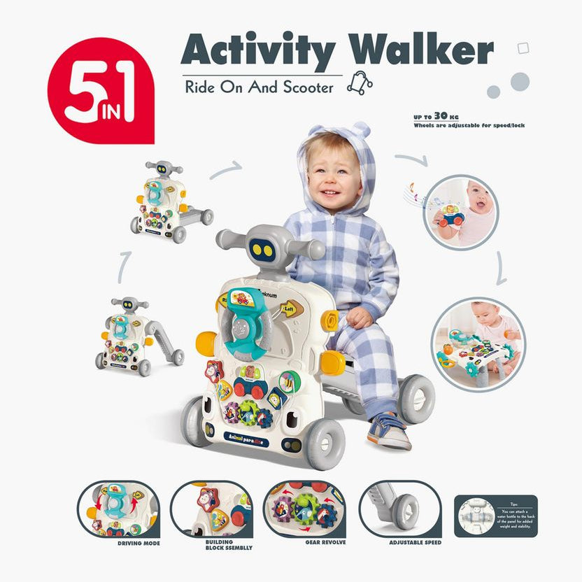5-in-1 Baby Activity Walker with Music & Lights | Golu baby